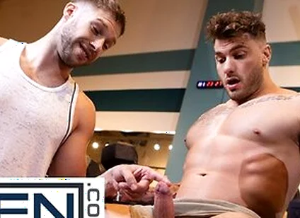 William Seeds Muscular Power Leaves Arno Antino Breathless In A Wild, Intense Gym Hookup