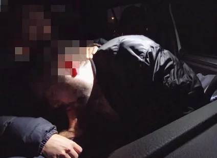 My Straight Friend Chris Fucks Me in the Car After I Suck Him and I Swallow His Load