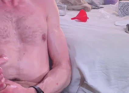 Jerking off with Very Intense Face, 