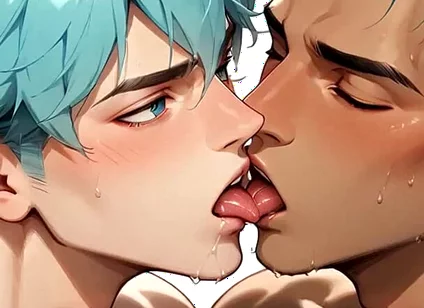 Have Bum Sex in the Jungle with a Blue-haired Hottie! Experience the Finest in Cum-filled XXX Gay Porn!