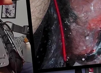 March 2026 Live Cam Show Recording - Ricky Cage Gets Machine-jacked for an Hour!