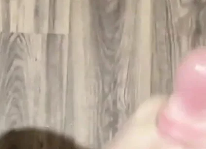Cumming on the Floor at Night