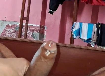 The Young Boy From the Desi Village, Full of Enthusiasm, Is Having Sex with His Hands.
