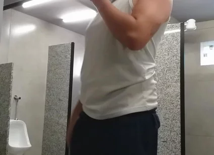 I Almost Got Caught Exposing Myself in the Gym Bathroom, and the Guys Saw Me