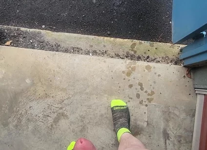 Almost Caught Enjoying the Storage Unit