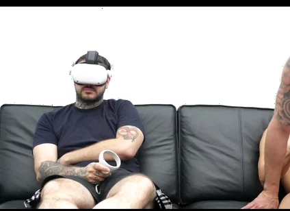 I Fuck My Friend While He's Using VR Glasses