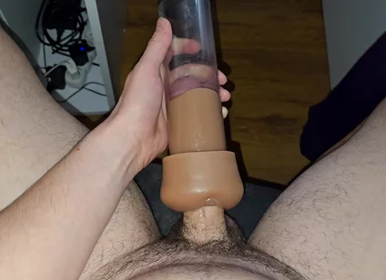 My Dick Vs Vacuum Pump - Watching It Get Bigger
