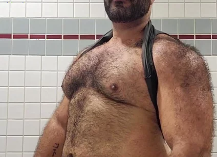 Man in Bathroom