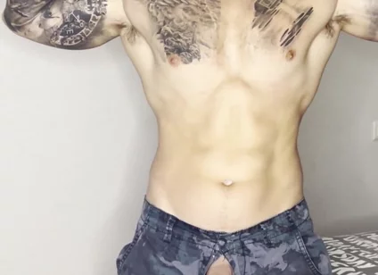 My Military Big Cock Can Cums with No Touch