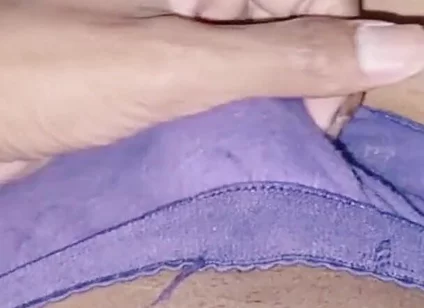 Slim and Skinny Sissy Femboy Masturbating in Sister's Pantie