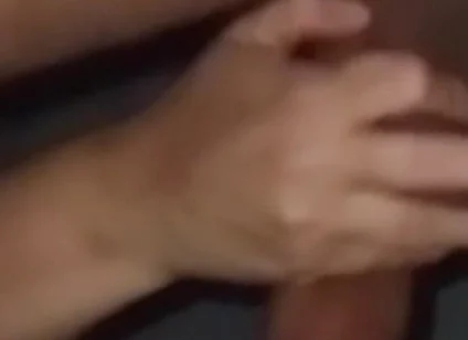 Married Woman Feels the Size of His Cock and Handles His Balls Without the Cock Ring