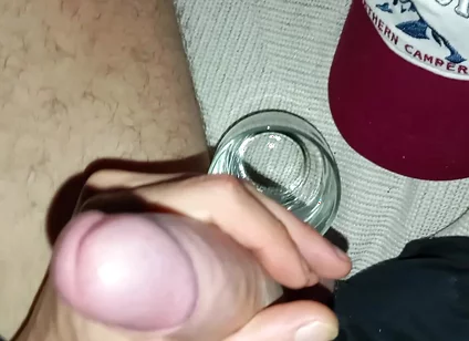 The Rich Big Cock Fucked the Glass Hard and the Internal Cumshot Was Massive