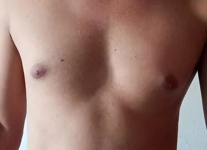 First Time Smelling Red Swim Trunks