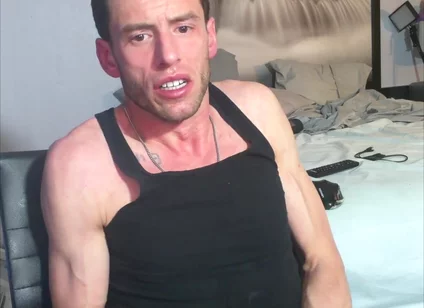 Big Load at the End, Intense Eyes Facial Expression Throughout
