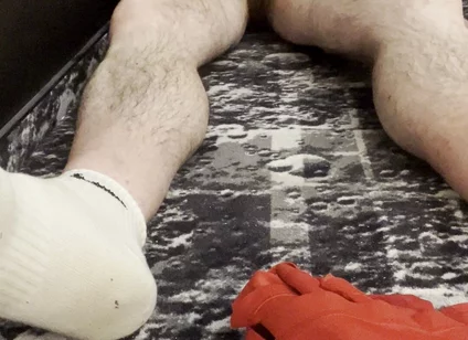 Coach Karl Feet White Socks and Bare Balls [5834]