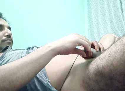 Indian Desi Man Enjoy Shower and Sex