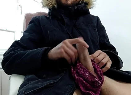 Male Masturbation with Shot Glass Ejaculation