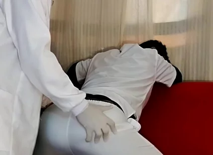 Unexpected Touch Exam: I Was Excited by the Nurse on Duty and Couldn't Hide It - 1