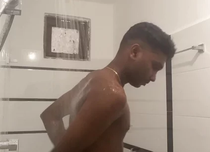 Sri Lankan Teen Boy Showered