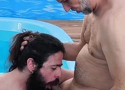I Caught It in the Act My Stepfather Making Out with His Friend in the Pool
