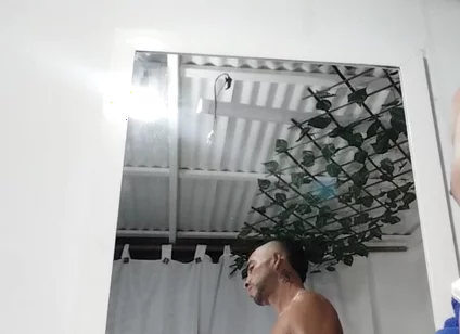 Cum in Front of the Mirror