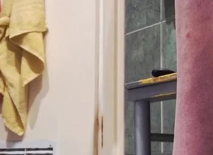 Straight Husband Plays with Balls