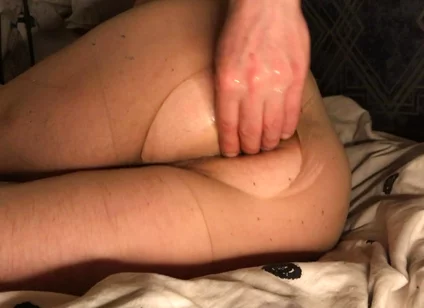 Hard Anal Fisting in Pantyhose