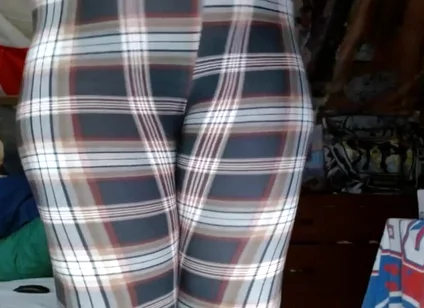 Fat Sissy Cosmicjones88 Shakes Big Ass in Leggings and Without