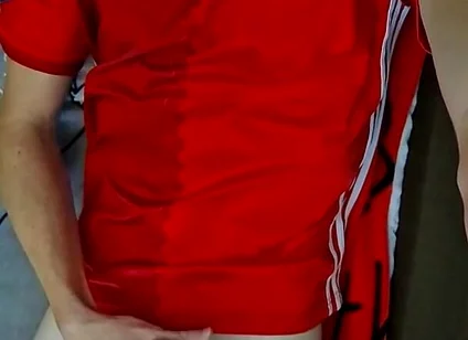 Big Dick Cums on T-shirt