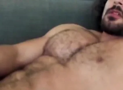Bodybuilder with Huge Cock Jerks off and Cums for