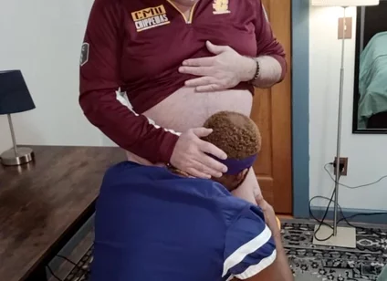Caoch Teaches Kennie Jai How to Handle Balls