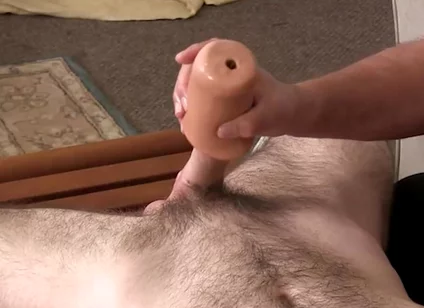 Jerked off with a Pocket Pussy