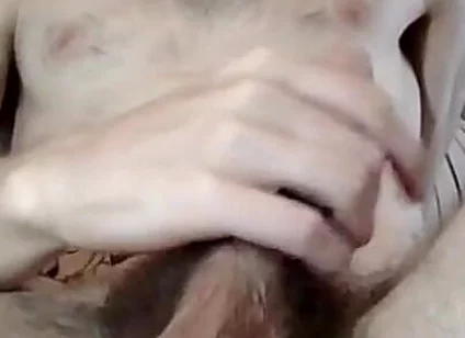 Morning Cum From Skinny Hairy Guy