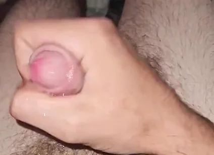Wanking and slipping a finger in my ass