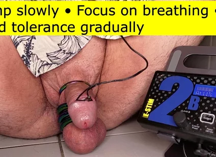 E-stim Tutorial: Bipolar Magictrode Glans Stimulation