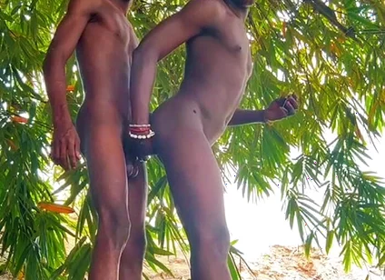 Under the Tree.. at the Road Having Sex