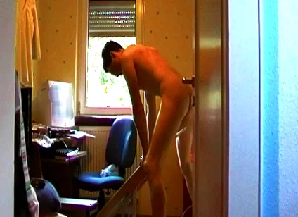 Fleshlight Pussy Stand Fuck Masturbation in Front of Window
