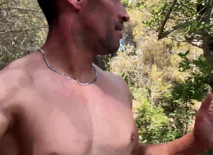 Fully Naked Showing off to Cars & Motorbikes