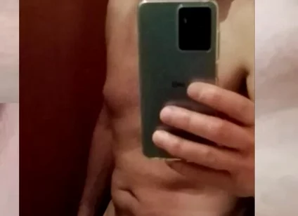 Hot Guy Nico Cums Hard Watching Hard Cock Selfie