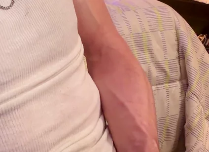 Watch as I Jerk off with Beater on Bust Big Close up of It