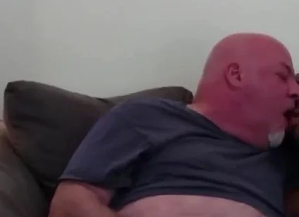 Caught by Neighbor! Jerking BBC Gets a Surprise When Neighbor Stops Over!