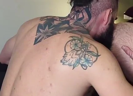 Bearded Master Uses Sub, Hairy Slut with a Bubble Butt in a Thong