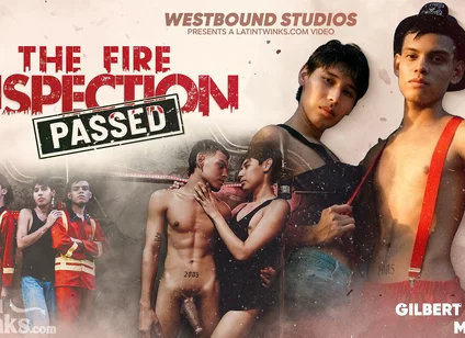 Gilbert Moon Can't Afford to Close His Club, so He Pays Firefighter Maicol with a Blowjob and His Ass