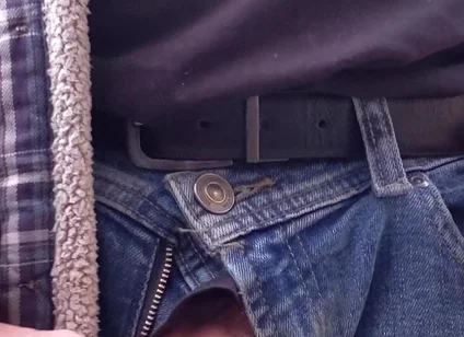 Masturbating Outdoors - Showing off for Neighbours Wearing Jeans Talking Dirty and Cumming - Rockard Stepdaddy
