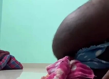 Inserting Soft Towel Hanky Inside My Boy Pussy