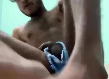 Inserting Soft Towel Hanky Inside My Boy Pussy
