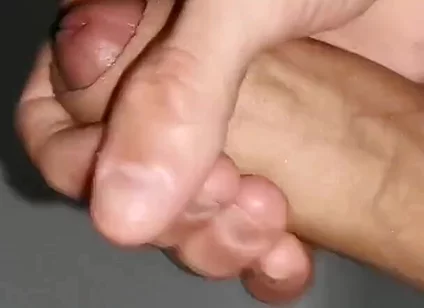A Very Powerful Stream From a Large Penis