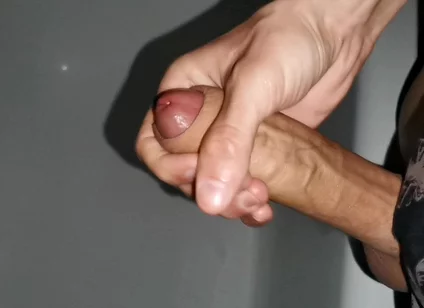 A Very Powerful Stream From a Large Penis