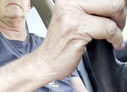 Stepdaddy Jerks in While Driving