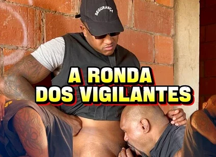 Security Guards Having Sex After the Patrol in the Building